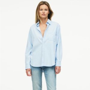 Zara oversized denim shirt